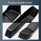 For Tesla NEW Model S X 2023 - 2026 Door Side Storage Box TPE Front Rear Door Handle Organizer Tidying Car Door Slot Accessories