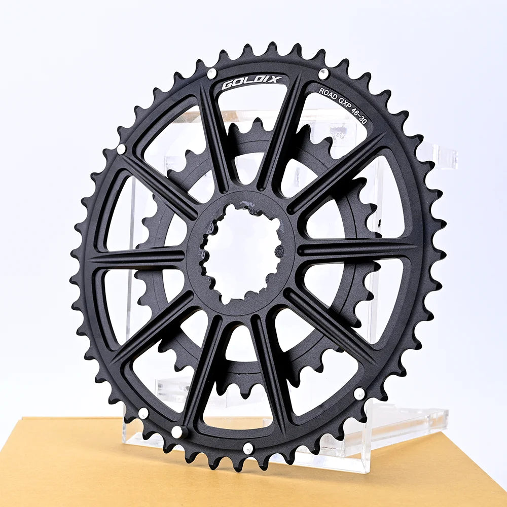 GOLDIX 53-39T 52-36T 50-34T 48-32T 46-30T specification road bicycle crankset chainring suitable for SHIMANO and SRAM 10 11S 12S