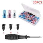 Puncture Repair Kit for Car Vacuum Tire Repair Screws Tire Rubber Screw Nails+ Tool Set W/Box Quick Repair  for Tire Plug