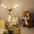 Windmill Light DIY Material Package, Desktop Decoration Glowing Ornaments, Super Atmospheric and Fun Gifts
