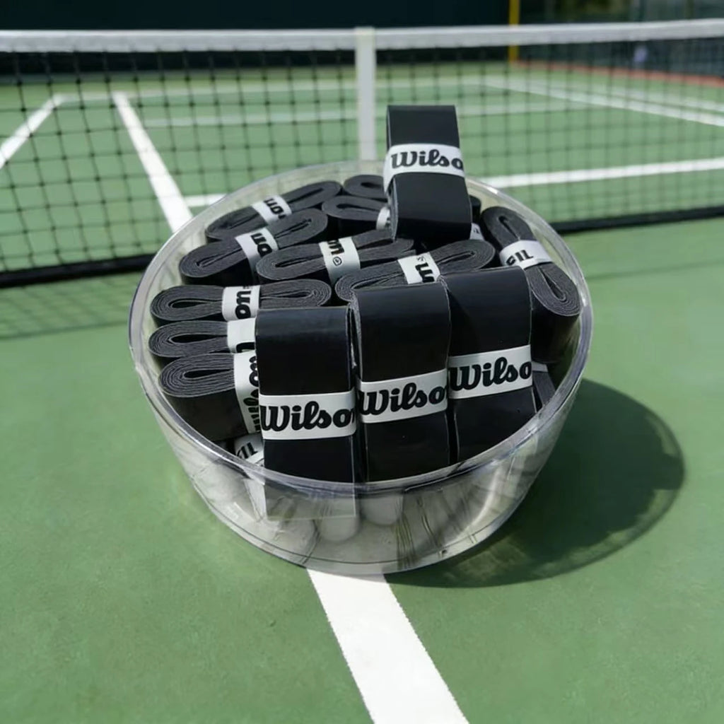 30PCS/LOT Wilson racket grip, sticky badminton tennis racket hand rubber sleeve, Tennis grip non slip,Badminton grip
