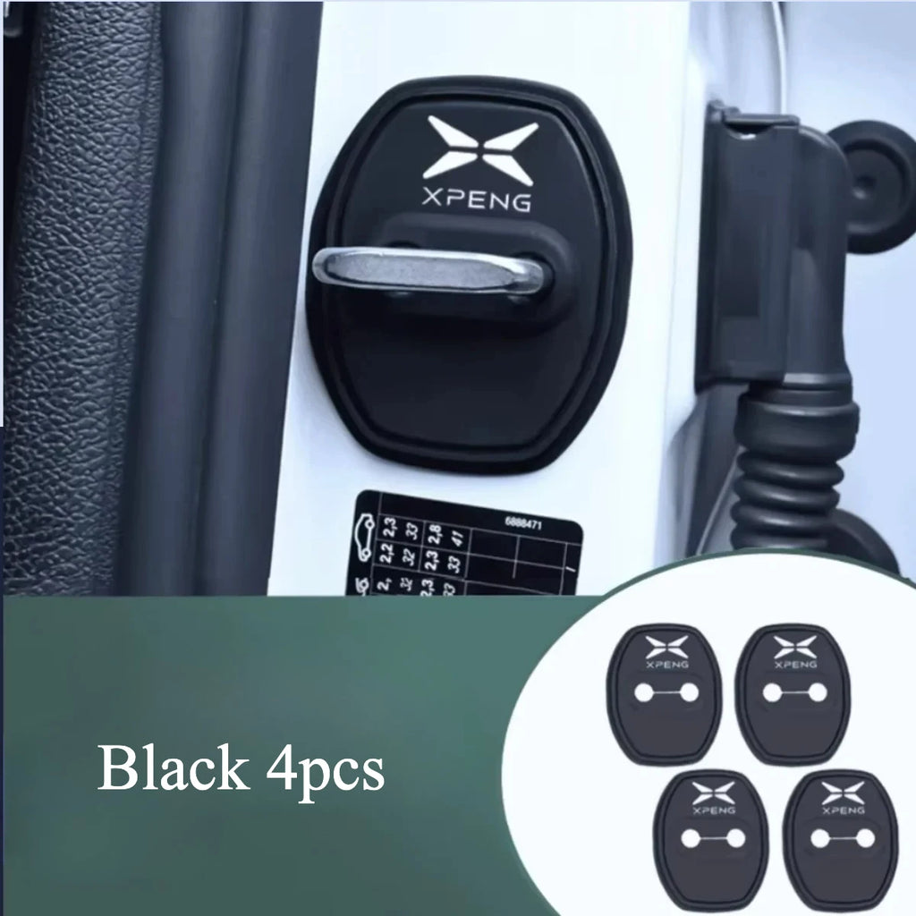 4Pcs Car Door Lock Cover Auto Emblem Protection Case for Xpeng G6 G9 G7 P7 2020-2026 Car Styling Modify Accessories
