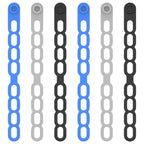 6Pcs Pot Universal Fixing Strap 21.65 Inch Crock Pot Lid Holder Supplies Silicone Straps Suitable for Storing Curtains Yoga Mats