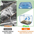 1PC Mushroom Grow Still Air Box Portable Plastic Mycology Fume Hood Propagation Stations Mushroom Grow Kit Growing Containers
