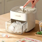 48-Cube Ice Maker with Easy-Press Lid - Double Layer, DIY Frozen Treats & Beverage Essential,kitchen accessories,gadgets