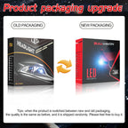 Dualvision 2PCS Car Lights H7 H4 H1 H8 H9 H11 9006 9005 9012 Super Bright LED Headlights High Low Beam Fog Light 6000K White 12V