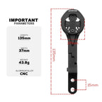 Aluminum Alloy Bike Computer Mount For Cervelo S5 Handlebar Road Bike GPS Headlight Holder Bracke For GARMIN XOSS IGPSPORT