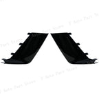 For Audi RS7 2009-2018 RS6 2011-2018 Car Front Bumper Fog Light Lamp Trim Molding Black Cover Frame Shell Cap Hood Lid