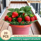 20pcs Green Strawberry Planting Racks, Watermelon Support Frames, with 3 Fixed Support Legs. Garden Plant Care|Functional Garden