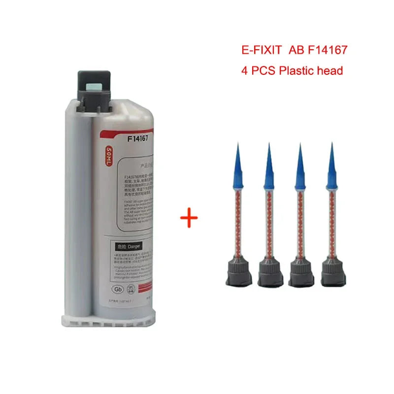 E-FIXIT AB Mixing Structural Adhesive Dedicated For iPhone X XS 8-16 Pro Max Back Cover Glass Lens LCD Frame Bezel Bonding Glue