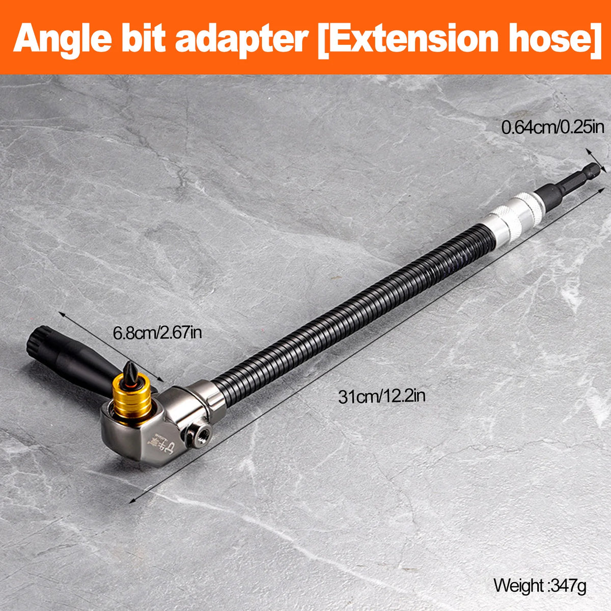 90/105 Degree Angle Electric Corner Turner, Electric Screwdriver Hardware Tool Accessories, Elbow Universa Flexible Shaft