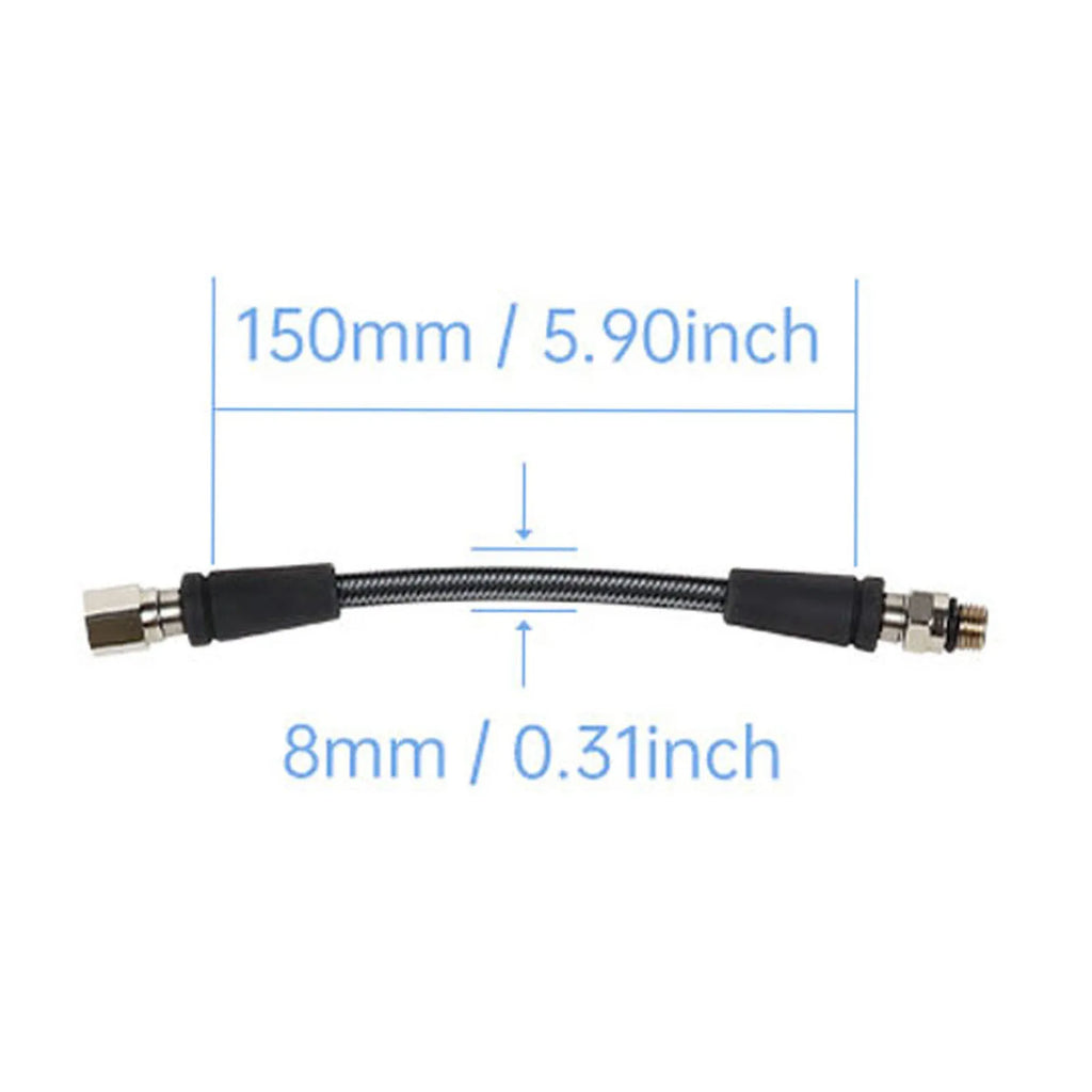 15cm 65cm 80cm Diving High Pressure Regulator Hose Professional Carbon Fiber Woven Flexible Safe Scuba Diving High Pressure Hose