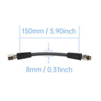 15cm 65cm 80cm Diving High Pressure Regulator Hose Professional Carbon Fiber Woven Flexible Safe Scuba Diving High Pressure Hose