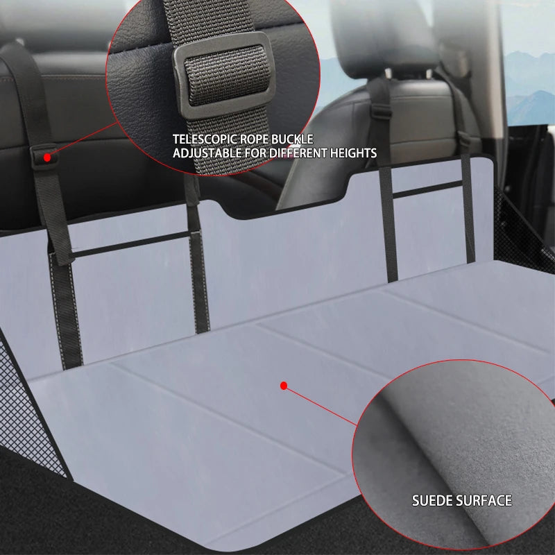 For Tesla Car Rear Extension Board Mattress Car Travel Bed Inflatable Bed Mattress Extension Board Rear Seat Neutral Flat Bracke