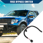 UXCELL Universal Car Switched Fuse Kit Inner Automotive Switched Fuse Switch for Car Durable Plastic 1 Set Black