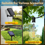 Garden Solar String Lights Led Remote Control Outdoor Lamps Waterproof Outdoor Solar Led Light For Party Camping Tent Decoration