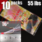 Lunker Sabiki lure flasher rig hook soft bait luminous eel glow dark mackerel fishing snapper mulloway flathead mullet shark