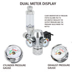 Aquarium CO2 regulator Dual meter solenoid valve Bubble meter  CO2 steel cylinder Reaction system CO2 pressure reducing valve