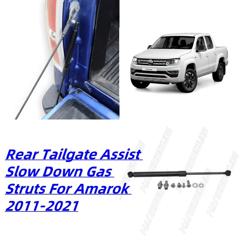 HANSSENTUNE Rear Tailgate Slow Down Gas Strut Lift Support for VW Amarok 2011-2021