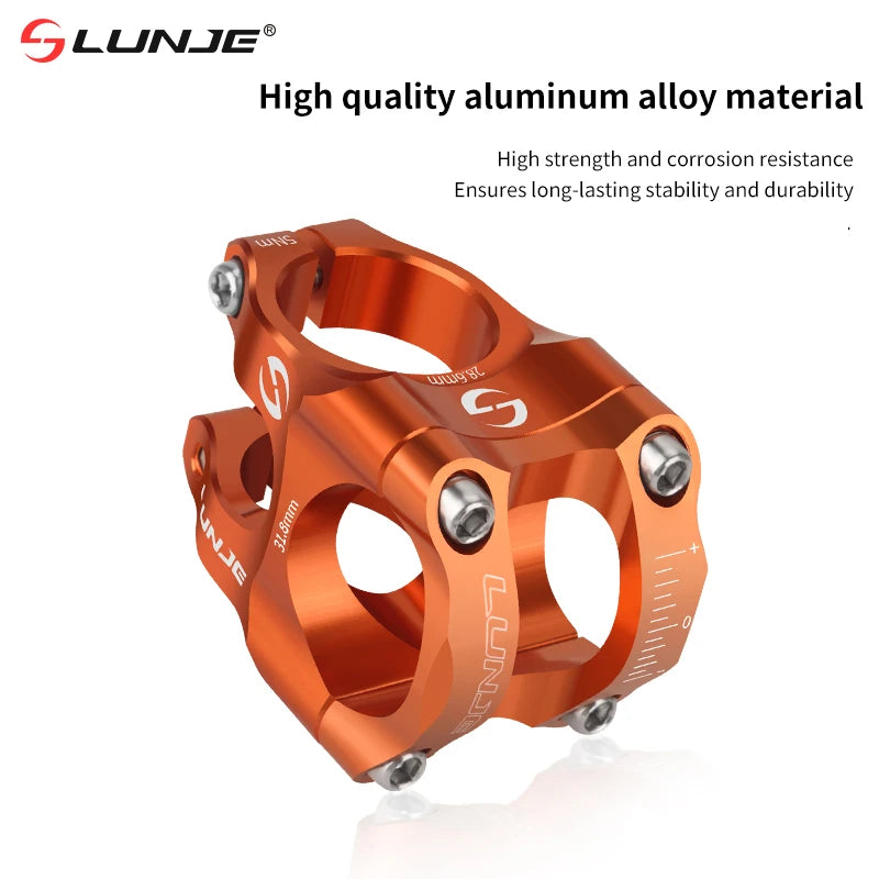 Handlebar Stem  Aluminum Alloy MTB Road Bike Stem  Ultralight High strength Short 31.8MM Bicycle CNC Stem DH/AM/XC Bicycle Parts