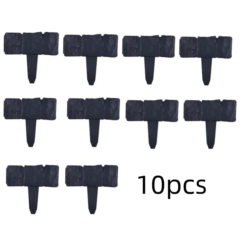 10pcs Plastic Folding Fence Imitation Stone Garden Barrier Outdoor Lawn Decoration Easy Assembly Durable Splicing Fence for Yard