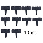 10pcs Plastic Folding Fence Imitation Stone Garden Barrier Outdoor Lawn Decoration Easy Assembly Durable Splicing Fence for Yard
