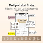 Niimbot Waterproof Anti-Oil Printing Label Paper Scratch-Resistant Tape Sticker for D11 D110 D101 H1S Mini Thermal Label Printer