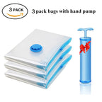 Vacuum Storage Bags for Clothes Compression, 3-10 Pack, 4 Sizes 60x40-80x100cm