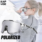 Kapvoe Cycling Glasses Polarized MTB Road Bike Glasses UV400 Protection Sunglasses Ultra Light Sport Eyewear Equipment