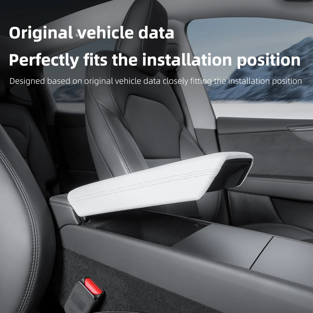 For Tesla Model 3 Highland Y Juniper Armrest Box Protect Cover Center Console Anti-Scratch 2026 2025 Car Accessories