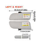 Citroen C3 II Zenith sun visor interior sunshade replacement, left/right options, 1613251480