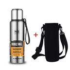 304 Stainless Steel Thermos Bottle Large Capacity Vacuum Flask Insulated Tumbler with Rope for Tea Drinks Cold and Hot  Water