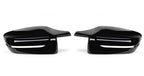 G30 G38 Bright Black Side Wing Rearview Mirror cover caps For BMW 2 3 4 5 7 Series G20 G21 G28 G22 G11 G12 G42 M4 style LHD RHD