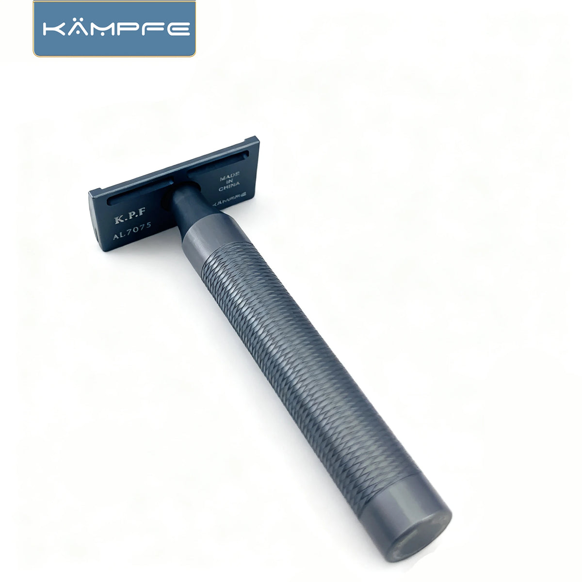 KAMPFE Aluminum CNC Machining  Handle Light Weight 1 Single-edged Blade  Mens Shaving Safety Razor  shaver