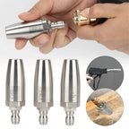 25/35/40/55mm 360° Rotating Rust Removing Quick Connector Car Wash High Pressure Water Gun Nozzle Stainless Steel Lotus Nozzle