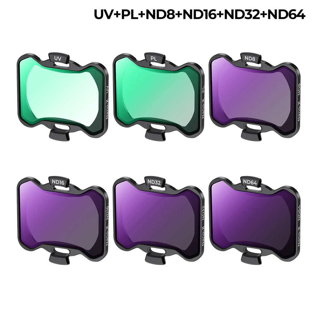 K&F Concept DJI Avata 2 Filter Set UV CPL ND8 ND16 ND32 ND64 Multi-Coated