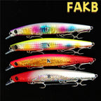 TSURINOYA 4PCS Ultra Long Casting Saltwater Sinking Minnow Sea Fishing Lure BAYONET 135mm 26.4g Seabass Mackerel Hard Bait