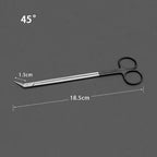 Potts Cut Angle Vascular Scissors Microscopic Coronary Artery Stainless Steel Microscopic Beak Scissors