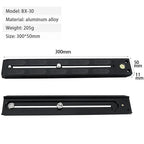 Camera quick release plate telephoto lens support camera long lens slide rail bracket tripod plate for Manfrotto dslr camera