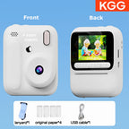 Color Printing Camera  Kids Instant Camera 32GB 1080P Thermal Print Digital Camera Print Photo Video Games Music Children Gift
