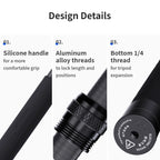 3m Invisible Selfie Stick Carbon Fiber Extended Monopod 118" for Gopro 13 Insta360  X4 X5 DJI Osmo 360/Action 5 Pro Accessories