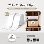 2 Rolls NIIMBOT B1 B21 B3S Thermal Label Clothing Price Food Self-adhesive Tag Waterproof Office Pocket Printer Label Paper