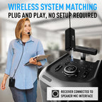 Wireless THeadset Microphone G-MARK GX100 Professional UHF Clip Mic 50M For Party Show Stage Wedding Church