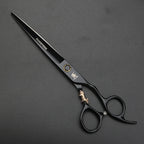 XUANTENG 7-inch black hair cutting scissors with bearing design, barber scissors