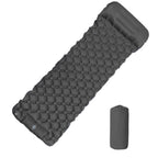 Outdoor Camping Inflatable Mattress Sleeping Pad With Pillows Ultralight Air Mat Built In Inflator Pump Hiking