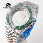 Matelion 200M Diving Case 40mm Fit NH35 NH36 NH34 GMT ETA 2824 PT5000 Watch Case Jubilee Bracelet Sapphire Glass Slide Buckle