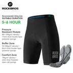 ROCKBROS Summer Cycling Shorts Lightweight Elastic Qucik Dry Breathable With Soft Sponge Pad Shock Absorption Men Cycling Shorts