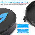 MICTUNING 7/9 inch Round LED Spot Light Protective Shell Cover LED Work Light Projector PU Leather Protection