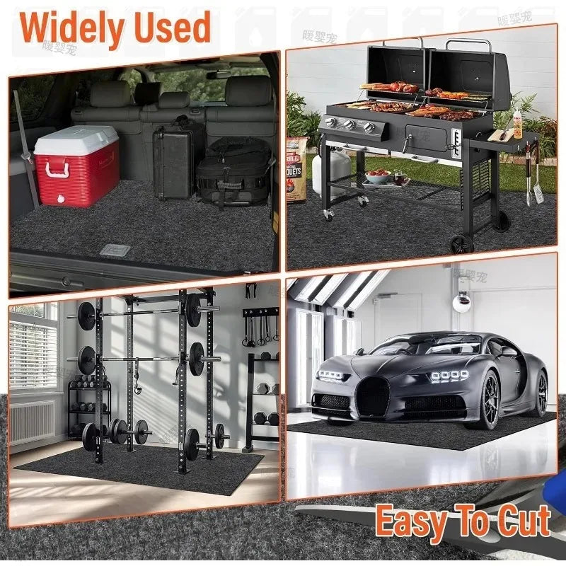 Car Repair Mat Felt Floor Mat Car Repair Pad Mat Garage Water-absorbent and Oil-proof Anti-slip Anti-spill Oil Mat Car Trunk Mat
