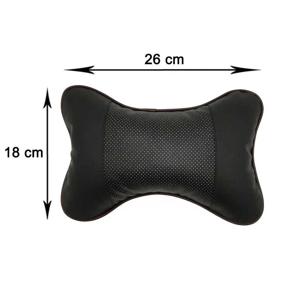 Leather car pillow headrest,car accessories,for Volkswagen Rline Polo Touran Tiguan Jetta Golf Passat